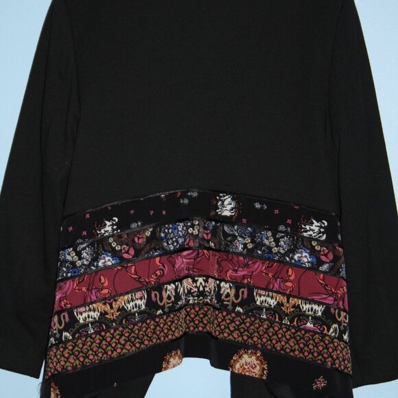 Coldwater Creek Multi Fabric Blazer Petite Medium Modest - Picture 13 of 16